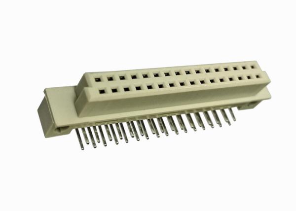 2 Pin do conector fêmea 16 de ângulo direito da fileira resistência de oxidação de 90 graus