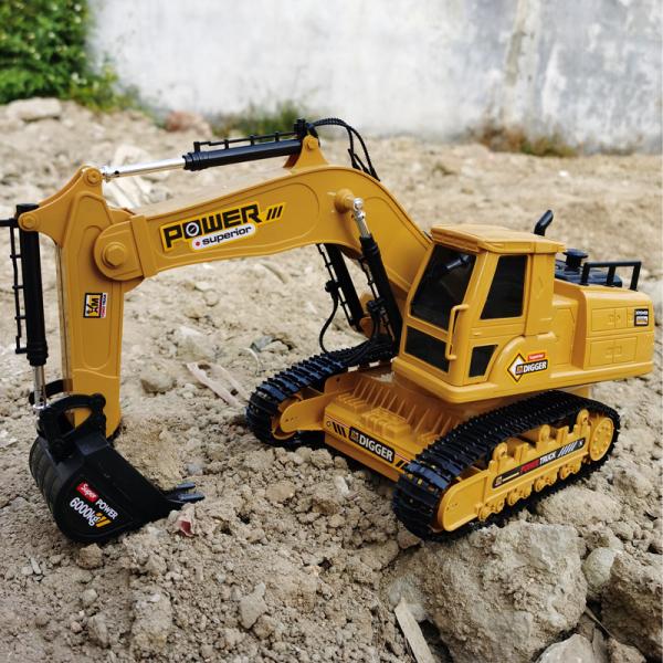 Simulation 1 18 Scale Excavator Toy Large Electric Construction Vehicle for Children
