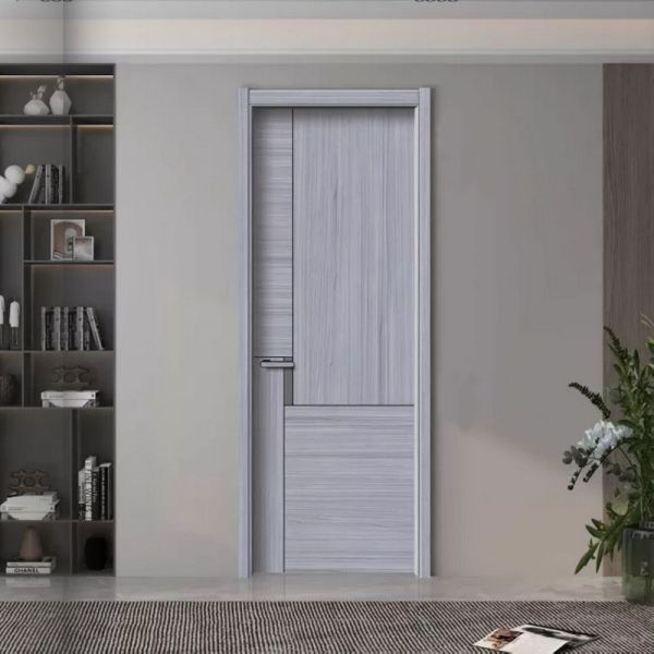 Custom Modern Interior Original Wood Doors Push Pull Operation For Residential Commercial
