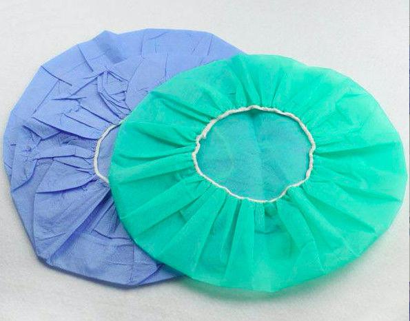 Multi Colored Medical Head Cap / Hospital Disposable Surgical Caps