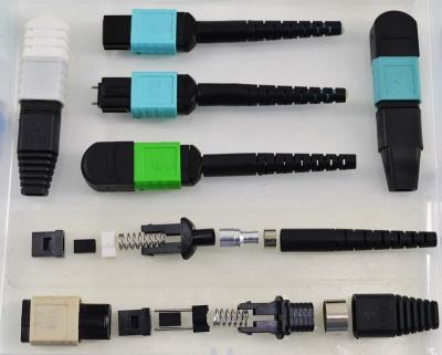Acessórios da fibra ótica do CCTV de CATV, conector de Mpo milímetro para o cabo de 3mm