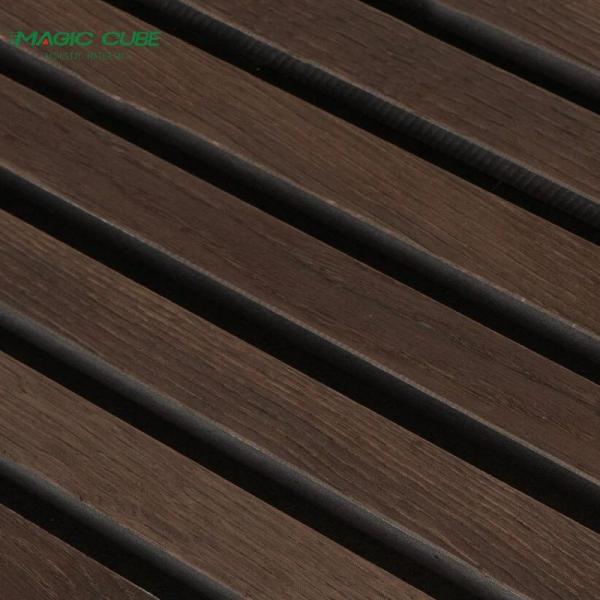 Office Easy Cleaning Acoustic Wood Panel Wall With Veneer Surface