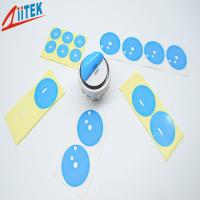 Condutor térmico do esparadrapo resistente ao calor da lâmpada do diodo emissor de luz com elastómetro de silicone enchido cerâmico