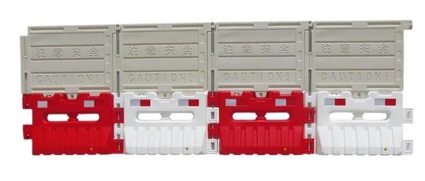HDPE water filled barrier Road Safety Barriers Red and Blue Yellow Optional