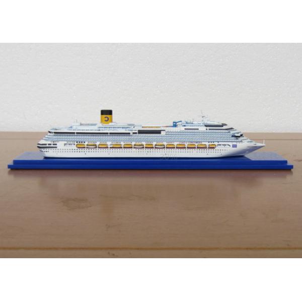 Scale 1:1200 Outdoor Decoration Costa Concordia Model , Cruise Ship Business Model