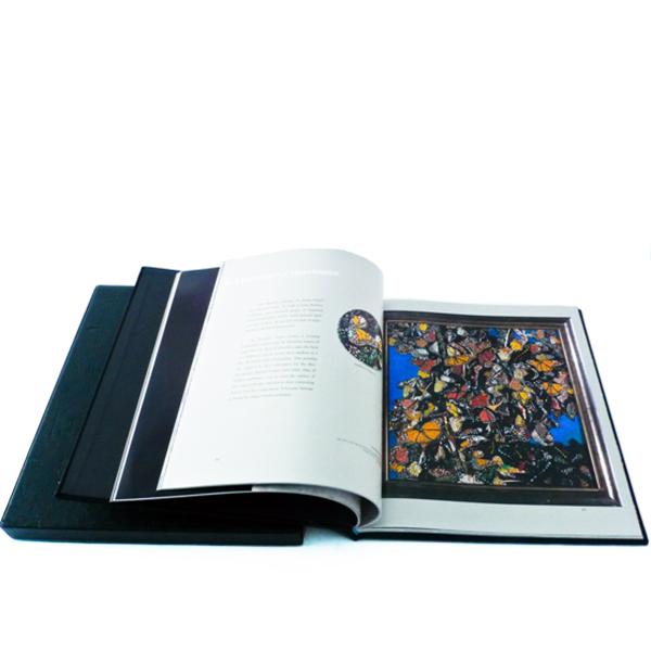 Services d'imprimantes de livre relié d'annuaire de couverture de cuir d'unité centrale pour la promotion