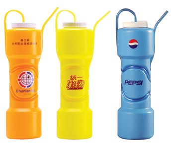 950ml PE plastic water bottles for bycicle using/children water bottle/drinking bottle/spo