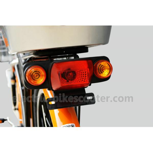 CE 24 Inch Pedal Assist Electric Bike , Womens Pedal Assist Bike 36V Brushless Motor V Brake