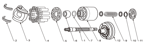 REXROTH A4VG40 Hydraulic Main Pump Seals Service Kit High Performance
