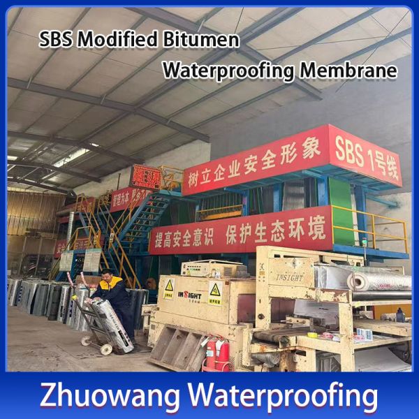 3-5mm Torch Applied SBS Waterproof Membrane Polyester Base Asphalt Waterproof Material
