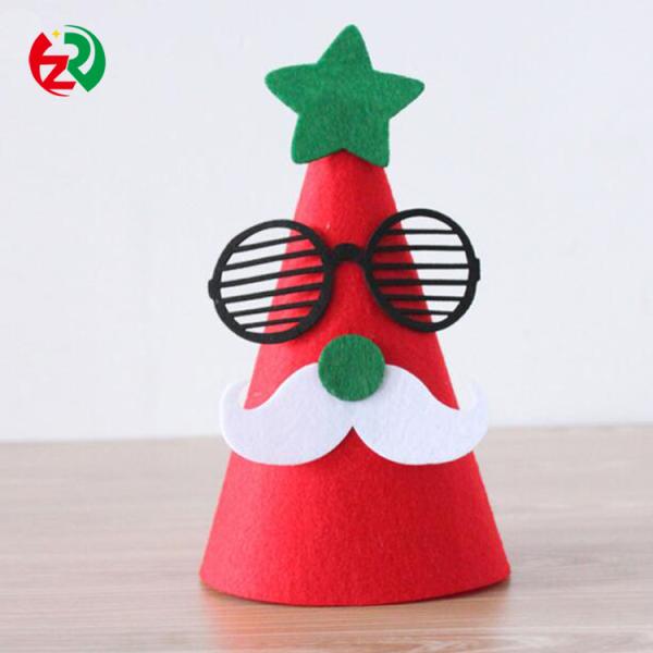 Felt Handmade Christmas Hat Mini Christmas Ornaments For Decoration