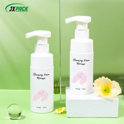 Cosmetic Foam Pump Bottles 200ml Pink PET Foam Bottle With Silicone Brush
