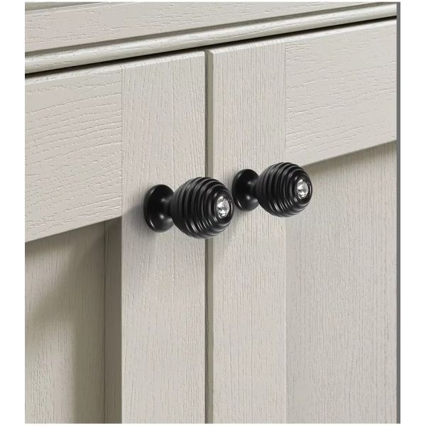 Wholesale Luxury Nordic Style Crystal Handle Modern Design Zinc Alloy Door and Wardrobe Pulls for Dresser & Drawer