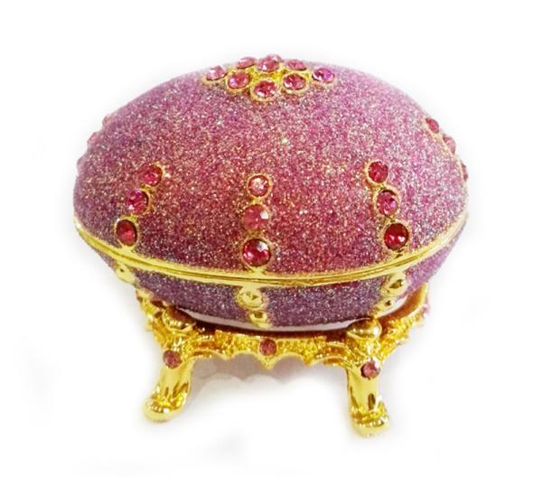 Russian Easter Egg Jewelry Box Crystal Trinket Holder Ring Organizer Home Decor Faberge Egg for Jewelry Boxes Gift