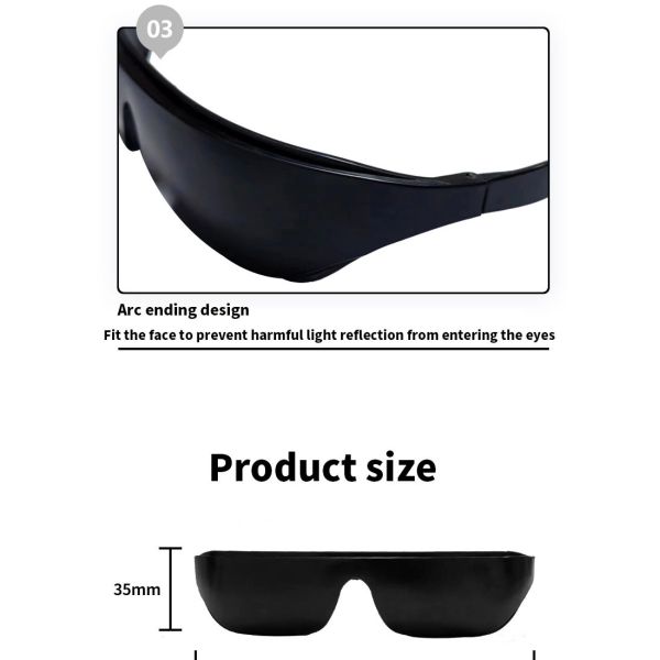Hair Removal Goggles CE Ansi Z87 Beauty Anti Laser Protective Eyebrow Eye Mask OPT IPL Shading E Light Eye Patch