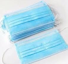 Single Use Disposable Pollution Mask , Lightweight Disposable Earloop Face Mask
