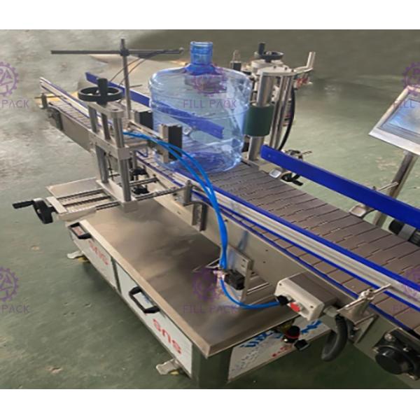 Automatic  1200BPH 5 Gallon Bottle Labeller PLC Control Customized