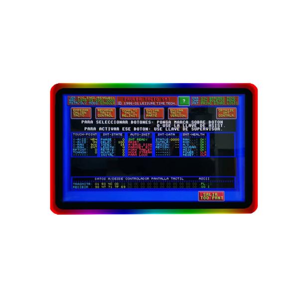 Multi Capacitive Touch Screen 21.5inch With Side Edge LED Bezel For Industrial Enclosures
