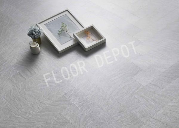 Cherry Color Stone Plastic Composite Flooring 5mm Thickness Embossed I4F Click