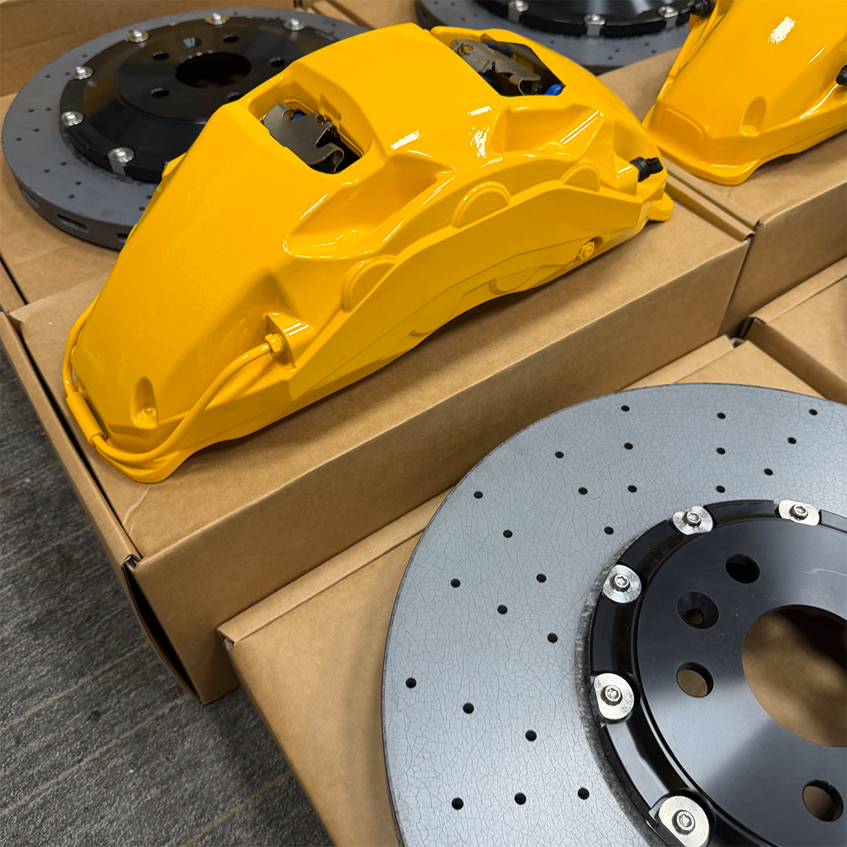 For Model 3P Model Y Model S OEM 104462700A Custom For AK10N 19Z EPB 4Pot  Brake Caliper Kit