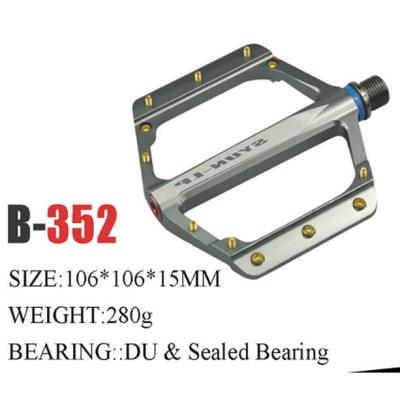 CNC Lightweight Big-Platform Pedal of Mtb bicycle Sealed Bearing Aluminum Alloy Footpeg Pedal