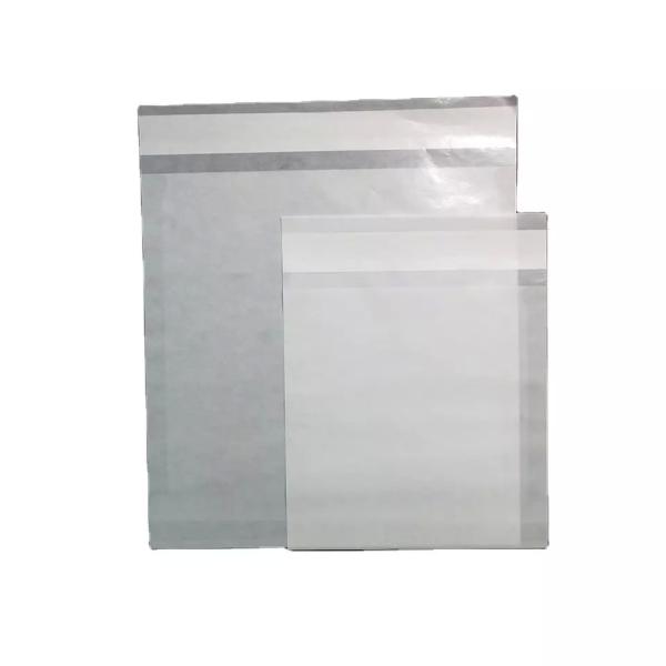 Конверт мешка упаковки бумажного мешка пергамина изготовленного на заказ логотипа водостойким проштемпелеванный одеждой белый
