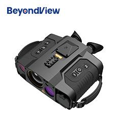 Compact Intelligent Thermal Binocular with 1024×768/10μm Resolution and 4 Mega Pixels for Day and Night Observation