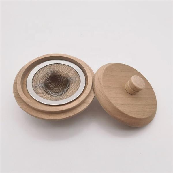 Nouveau design Kit de fumeur de cocktail en bois avec torche Personnaliser Kit de fumeur de cocktail de whisky avec cuillère de copeaux de bois
