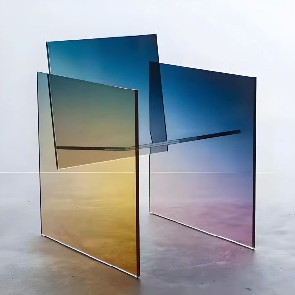 10mm Colored Safety Laminated Glass Panel Stylish Balcony System