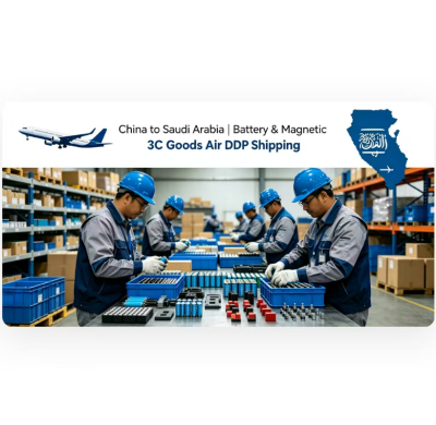 Air DDP Shipping to Saudi Arabia for Battery And Magnetic 3C Goods