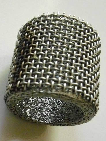 AISI Knitted Woven Wire Mesh Filter , 304 316 Stainless Steel Woven Wire Cloth 