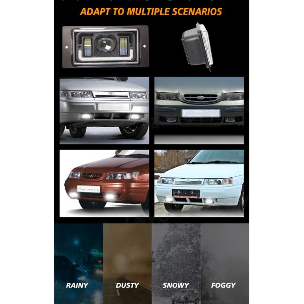 High Power White 24V aluminum Motorcycle Car LED Fog Work Light Headlight