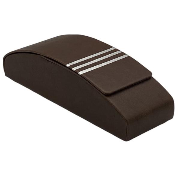 Affaire faite main en cuir 158x54x43mm en verre de fer écologique