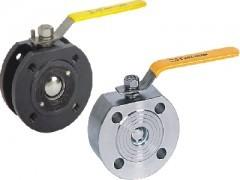 Full Bore 6 Wafer Ball Valve PN16 Pressure ISO 5211 Mounting Pad