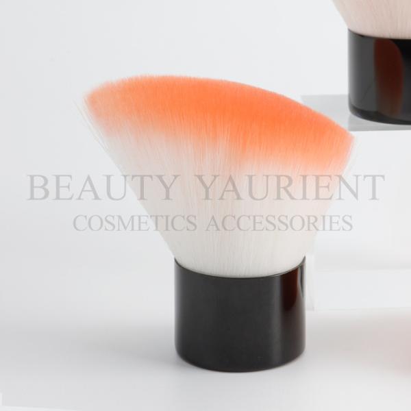 Silkscreen Logo Synthetic Kabuki Blush Brush Angled Travel Kabuki Brush