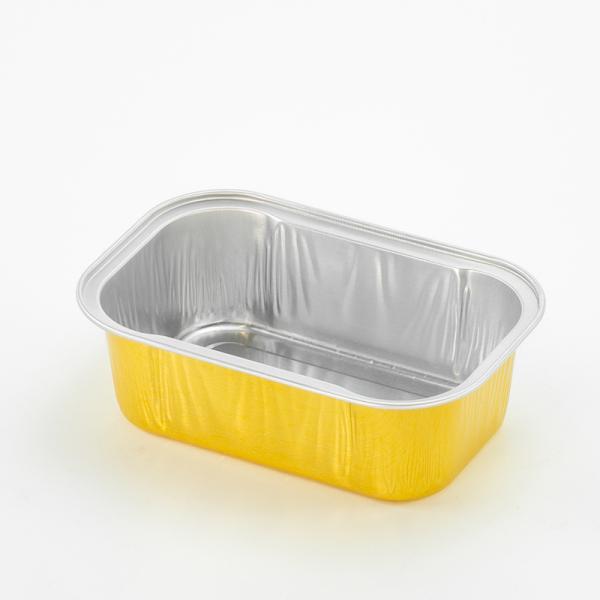 NO Logo Printing Eco-friendly Baking Insulation Tray Box with Lids Aluminum Foil Pans
