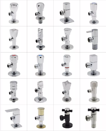 Válvula de ângulo do banheiro de giro completo com vedação de ensaio de vazamento 100% e suporte técnico online