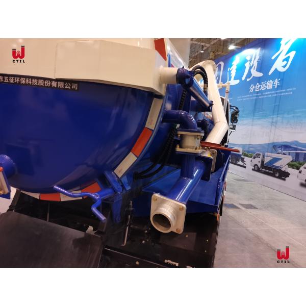 Тележка 4x2 всасывания нечистот тележки 5T вакуума сточной трубы евро 4