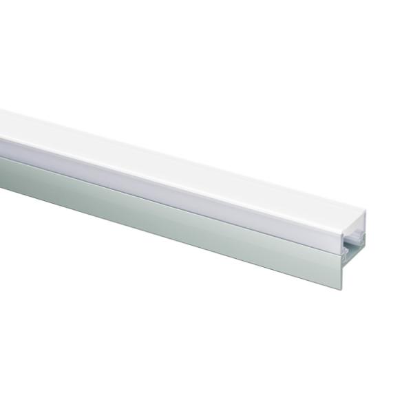 A260A Aluminum PC Laminate Light 150-2000x8.5x11mm Ra 90 DC12V 5W/m 2835/168PCS/m MANUAL SWITCH Glass Thickness 5-10mm