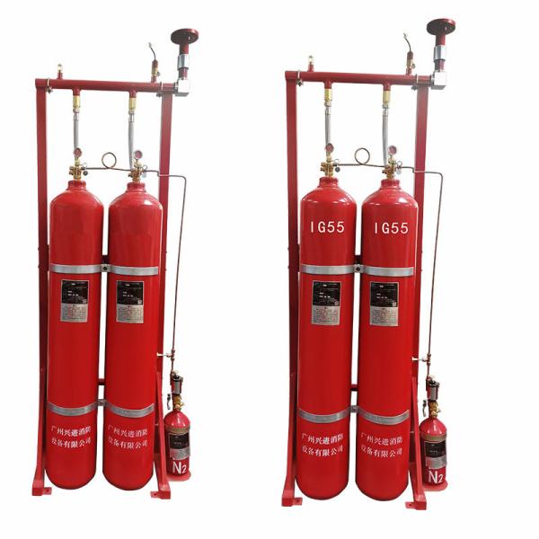 Système d'extinction d'incendie à gaz inerte à haute performance pour la protection contre les incendies
