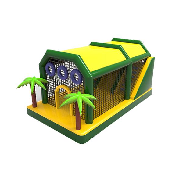 Children Fun Park Inflatable Bouncer House With Palm Trees