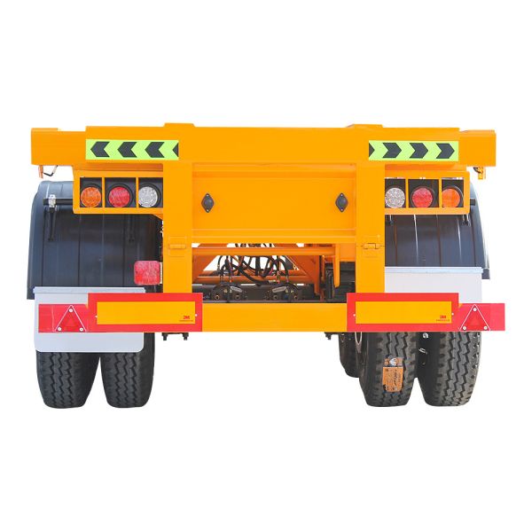 ABS Anti-Lock Braking System Skeleton Semitrailer for Container Transport 45 20 40 FT Container Trailer Heavy-Duty Low Bed Trailer with Anti-Lock Braking System