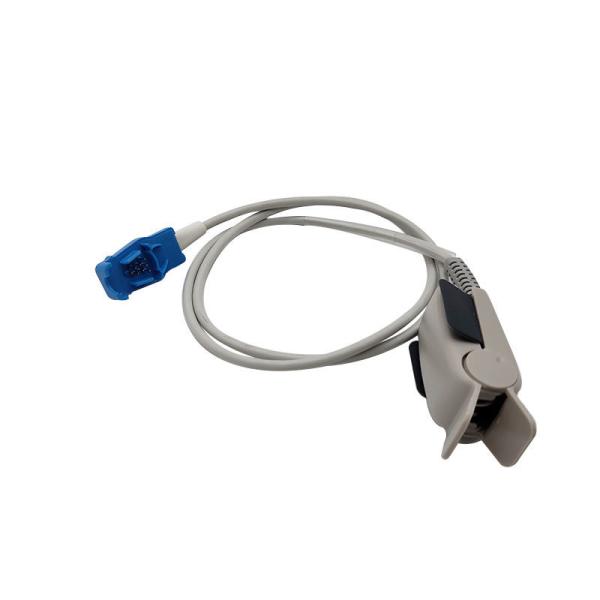 Sensor reusável curto do adulto SpO2 de Ohmeda OXY-F-UN do Datex com grampo 0.9m do dedo
