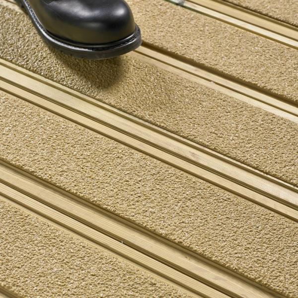 Cutting Processing Service 50mm 90mm 100mm Wide Antislip FRP Fiberglass Decking Strip