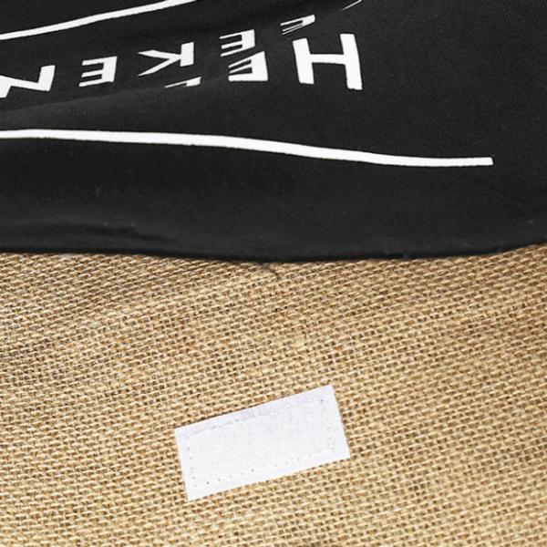 Eco - Friendly Jute Shopping Bags Large Capacity With Sturdy Shoulder Straps