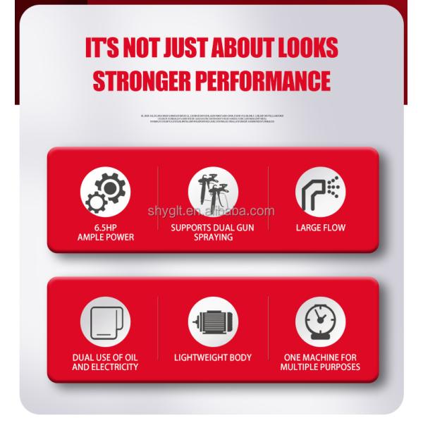 High Pressure Piston Airless Paint Sprayer Electric Gas Hydraulic Wall Paint Spray Gun