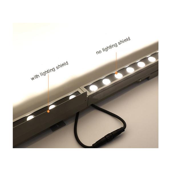 24V LED wall washer lamp outdoor waterproof linear light floor spot lights external wall with glare-shield