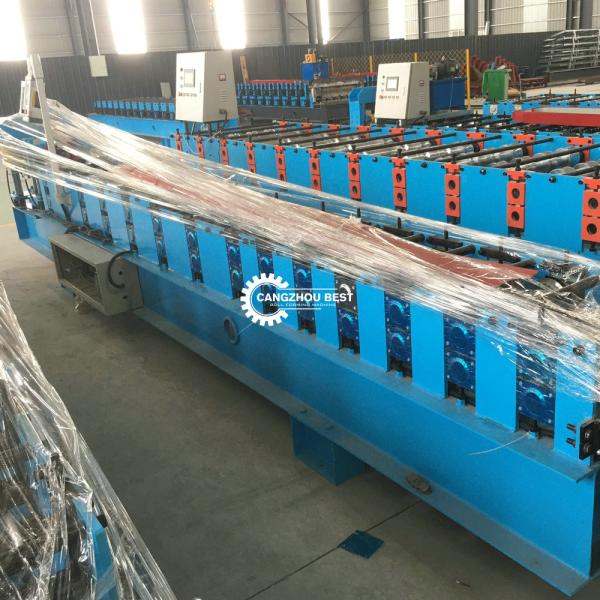 Стальной крен крышки Ppgi Ридж коробки передач верхней части крена профиля формируя машину