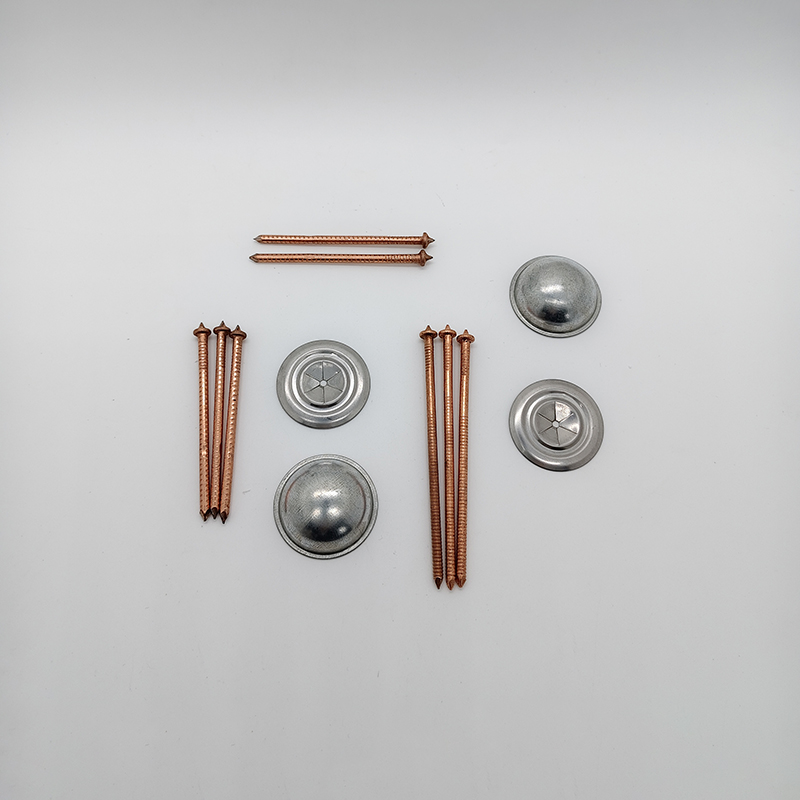 3mm X 200mm Steel Copper Coated Flanged Head Stud Welding Panel Pins Industrial Grade Smooth Shank for Attaching Insulation