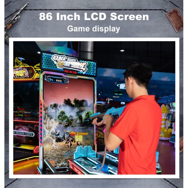 One Shoot Arcade Game Machine – Interactive Shooting Sports Simulator